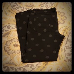 Ladies Cute Forever 21 Polka Dot Pants